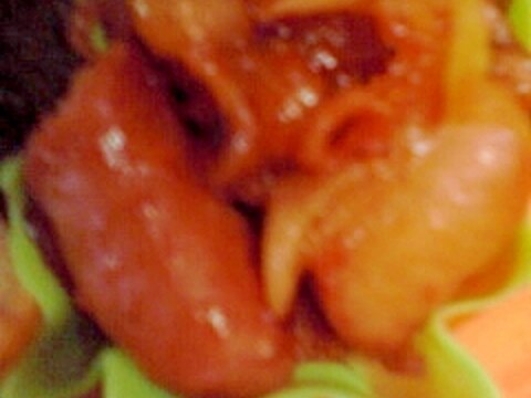 玉ねぎとウインナーの炒めもの